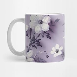 White Flowers Mug